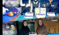 درخشش بانوی نوجوان رفسنجانی در مسابقات پاکت بیلیارد استان کرمان